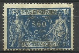 Portugal - 1920 Parcel Post 60c  Used   Sc Q8 - Usado