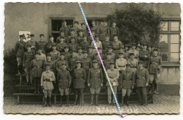 CARTE PHOTO / 153e RIF ( BITCHE  ) / OFFICIERS / JUIN 1935 / 153e REGIMENT D´ INFANTERIE DE FORTERESSE / CHARLES MONTAG - Krieg, Militär