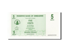 Billet, Zimbabwe, 5 Cents, 2006, 2006-08-01, KM:34, NEUF - Simbabwe