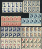 Lot Of Cinderellas In Multiples And Booklet Panes, VF! - Sonstige & Ohne Zuordnung