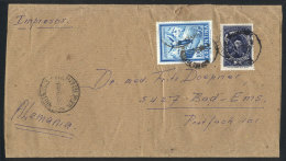 GJ.1148B + GJ.1320, On A Wrapper For Printed Matter Sent From Mar Del Plata To Germany On 8/MAR/69, Very... - Sonstige & Ohne Zuordnung