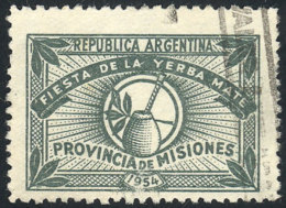 Province Of Misiones, Festival Of Yerba Mate, 1954, Used, VF! - Sonstige & Ohne Zuordnung