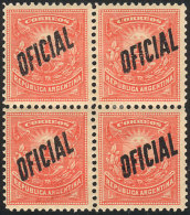 GJ.13, Mint Block Of 4, VF! - Dienstmarken