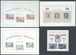 GJ.HB 17, 18, 19, 20, 25, 49, 52, 57, 58, 72  Y 79, Lot Of 12 Souvenir Sheets, Unmounted, VF! Catalog Value US$34. - Blocks & Kleinbögen