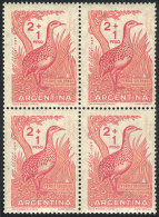 GJ.1162, Block Of 4, 2 Examples With Line Watermark, MNH, Very Fine! - Luftpost
