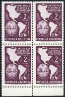 GJ.1083A, Economic Conference, Block Of 4 On Chalky Paper, Unmounted, VF! Catalog Value US$24. - Luftpost