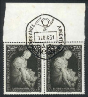 GJ.1002, Marginal Pair, Used With Cancel Of First Day Of Issue, VF! Catalog Value US$26. - Luftpost
