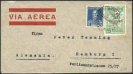 GJ.716 + 601, 72c. Anniv. 1930 Revolution + 12c. San Martín W/o Period, On An Airmail Cover Sent From Buenos... - Luftpost