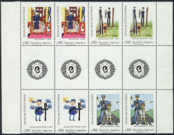 GJ.2471EN, Police, 2 Complete Sets With Gutters, Unmounted, VF! Catalog Value US$10. - Sonstige & Ohne Zuordnung