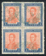 GJ.452, 1$, Used Block Of 4. Catalog Value US$4. - Sonstige & Ohne Zuordnung