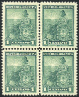 GJ.240, Perf 12¼, Block Of 4, Mint No Gum, VF! - Sonstige & Ohne Zuordnung