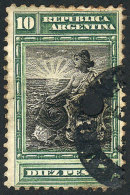 GJ.237, With Punch Cancel Along Postmark! - Sonstige & Ohne Zuordnung