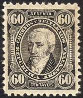 GJ.114A, 60c. Posadas, Black-gray, Mint Lightly Hinged, VF! Catalog Value US$15. - Sonstige & Ohne Zuordnung