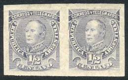 GJ.97AP, ½c. Urquiza, Imperforate Pair, Mint Never Hinged, Catalog Value US$60 - Sonstige & Ohne Zuordnung