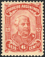 GJ.86, 6c. Sarmiento, Mint Original Gum, VF! Catalog Value US$45. - Sonstige & Ohne Zuordnung
