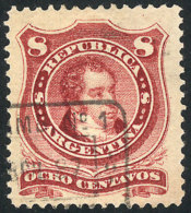 GJ.54B, With Small Rectangular Cancel Of "Estafeta Ambulante Nº 1 F.C. Rosario", VF! - Sonstige & Ohne Zuordnung