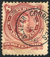 GJ.54B, With Small Circular Datestamp Of "Alvear Corrientes" Almost Complete, Light Thin. - Sonstige & Ohne Zuordnung