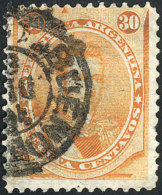 GJ.42, 30c. Alvear, Used With Buenos Aires Exterior Cancel. Catalog Value US$20. - Sonstige & Ohne Zuordnung