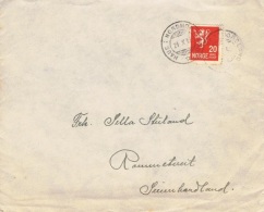 L-FEL55 - NORVEGE N° 115 Sur Lettre Pour La Suisse 1932 - Storia Postale