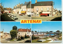 DEP 45 ARTENAY  MULTIVUES 2 CV  PISCINE - Artenay