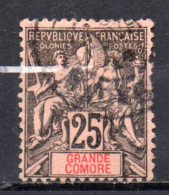 Col41 Grande Comore N°  8 Oblitéré Cote :  25,00 € - Used Stamps