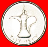 · JUG: UNITED ARAB EMIRATES ★ 1 DIRHAM 1433 - 2012 MINT LUSTER! LOW START ★ NO RESERVE! - Ver. Arab. Emirate