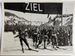 VIGNETTE JEUX OLYMPIQUES J.O Garmisch-Partenkirchen OLYMPIA 1936 PET CREMER DUSSELA SKIDORF BILD 123 ITALIEN - Tarjetas