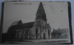 60 - ESTREES ST DENIS - L''EGLISE ET LA MARE - CPA ECRITE EN 1904 - Estrees Saint Denis