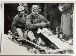 VIGNETTE JEUX OLYMPIQUES J.O Garmisch-Partenkirchen OLYMPIA 1936 PET CREMER DUSSELDORF BILD 130  BOBSLEIGH USA - Tarjetas