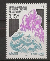 FRENCH ANTARCTIC TERRITORY  MINERALS - Nuevos