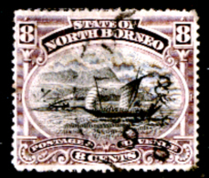Borneo-del-Nord-007 - 1894: Y&T N. 57 (o), Privo Di Difetti Occulti. - North Borneo (...-1963)