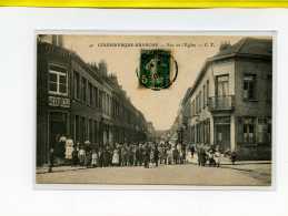 Coudekerque-Branche ,   Rue De L'Eglise 1907 - Coudekerque Branche