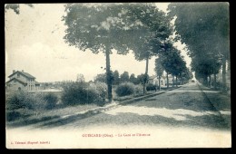 Cpa  Du 60  Guiscard  La Gare Et L' Avenue   LIOB45 - Guiscard