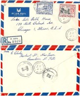 Airmail R Brief  St.Kitts - Chicago                1960 - St.Christopher-Nevis-Anguilla (...-1980)