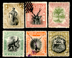 Borneo-del-Nord-010 - 1897-1900: Valori Della Serie Y&T N. 72-85 (+/o), Privi Di Difetti Occulti. - North Borneo (...-1963)