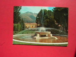 CPSM PHOTO GLACEE  ITALIE CARRARA  GIARDINO PUBBLICO  JARDIN PUBLIC    VOYAGEE TIMBRE - Carrara