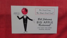 Bill Johnson's Big Apple Restaurant  Arizona> Phoenix  >  Ref  2176 - Phoenix