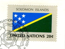 Nations Unies 1982 - YT 372 (o) Sur Fragment - Gebraucht