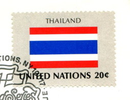 Nations Unies 1981 - YT 347 (o) Sur Fragment - Gebraucht