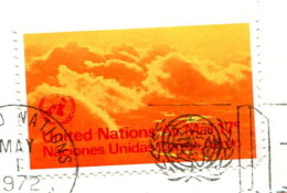 Nations Unies 1972 - Poste Aérienne YT 17 (o) Sur Fragment - Used Stamps