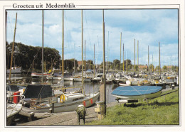 Grote Kaart Medemblik Noord-Holland Nederland Jachthaven Zeilboot Jacht Yacht Marina - Medemblik