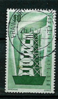 Germany Bundespost 1956 Europa Cept: EUROPA Word Behind Steel Pipe Mi 241  Cancelled(o) - 1956