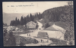 Delcampe - CPA ANCIENNE- GEX (01)- LA VIEILLE FAUCILLE A 1326 M. LE CHEVRIER- ANIMATION- RESTAURANT - Gex