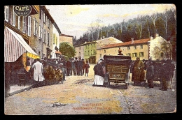 CPA ANCIENNE- COUPE GORDON-BENNET- CIRCUIT D'AUVERGNE 1905-PONTGIBAUD- UNE HALTE- BELLE ANIMATION- IMMATRICULATION- - Rally