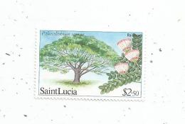 Timbre , SAINT LUCIA , Végétaux , Arbre - Trees