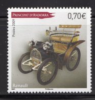 Andorre 2009.Automobile.Renault - Unused Stamps