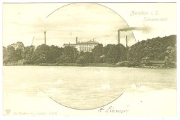 Swickau  I. S.   ----   Schwanenteich  ( 2 Scans ) - Zwickau