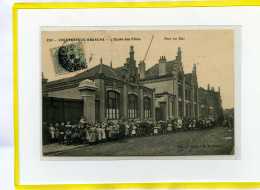 Coudekerque-Branche ,  Ecole De Filles   Rue Du Gaz   Ecrite 1907 - Coudekerque Branche