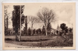 18 - BRINON SUR SAULDRE - Vue Générale, Prise De La Route D'Argent - Brinon-sur-Sauldre