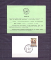 België - Specht - Embleem Postzegelclub "De Groene Specht" - St. Eloois Winkel 1/10/1988  (RM10706) - Piciformes (pájaros Carpinteros)